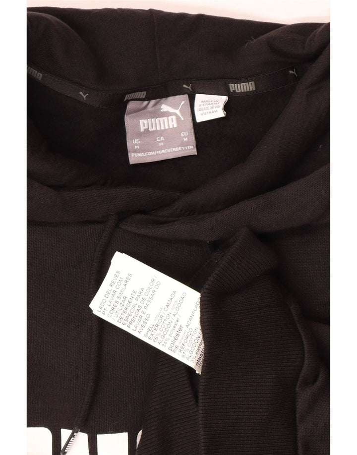 PUMA Herren Graphic Hoodie Pullover Mittelschwarze Baumwolle