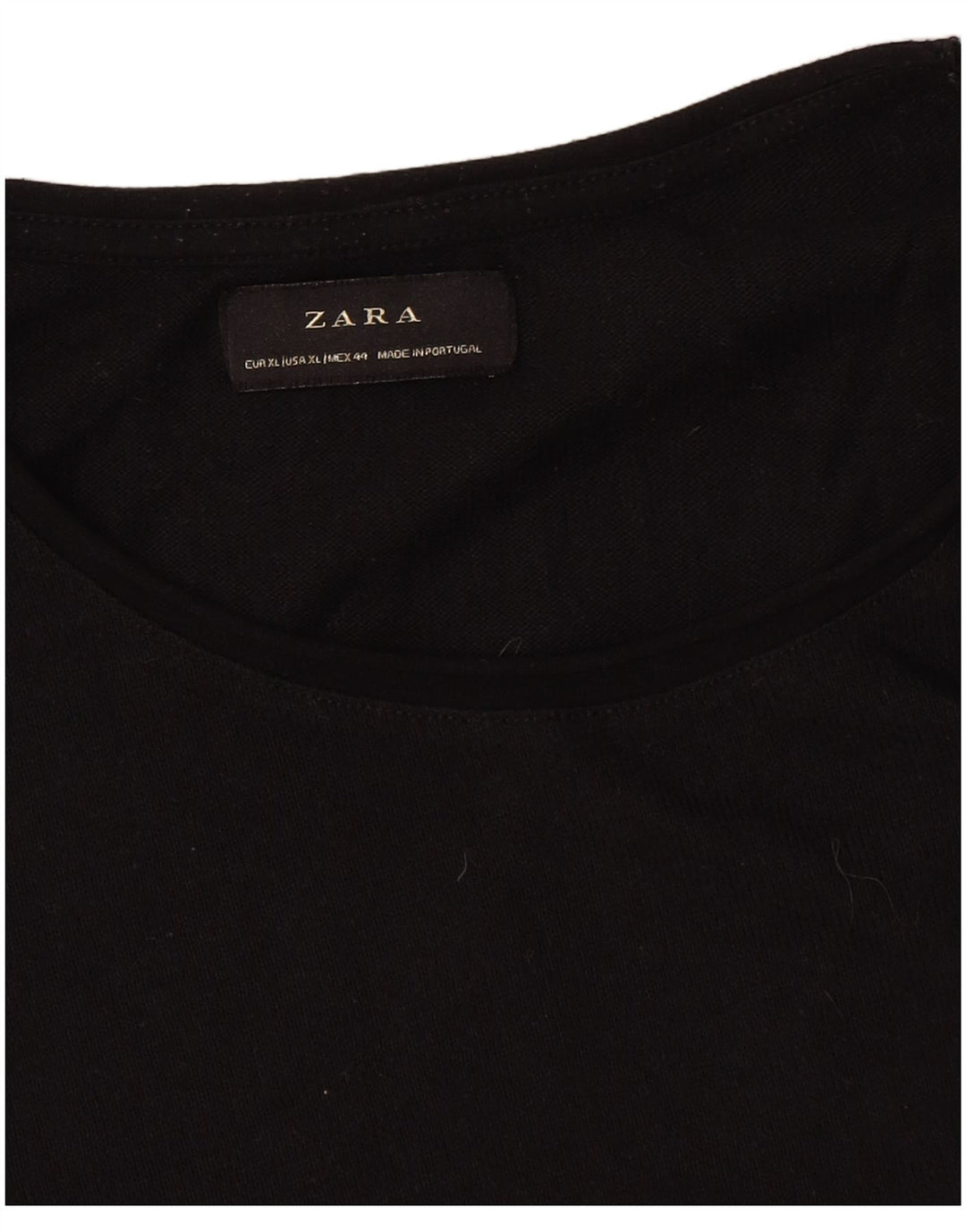 Zara Herren T-Shirt Top XL Schwarz