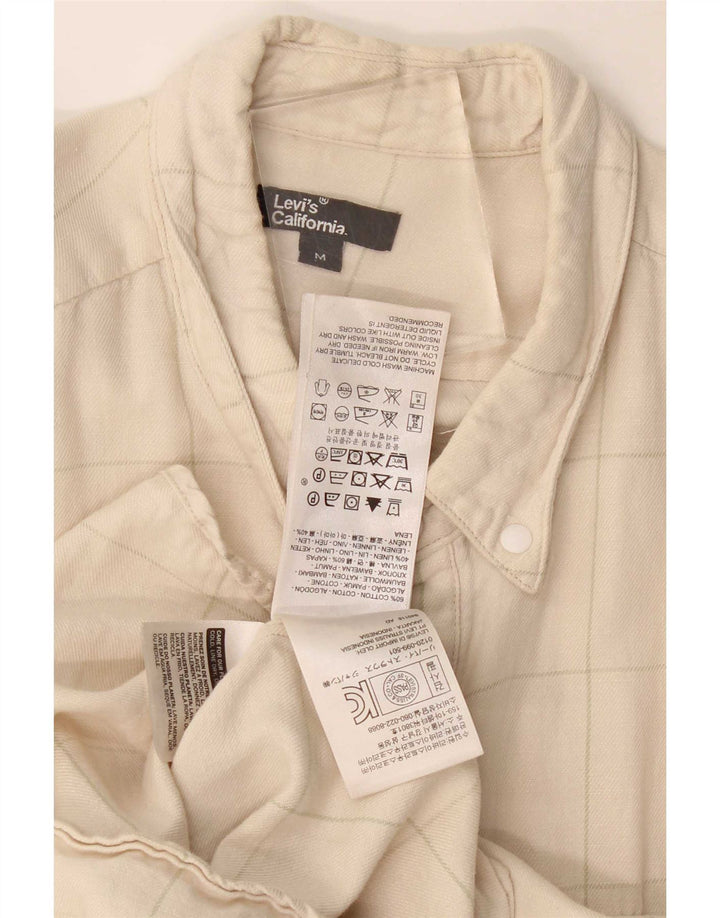 Levi's Herrenhemd aus mittelbeigefarbener Karo-Baumwolle