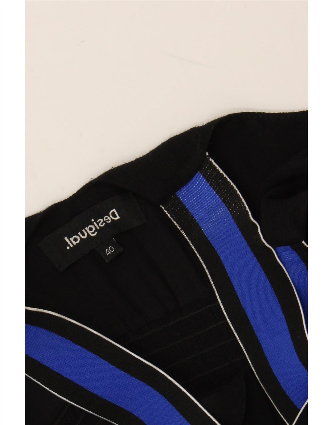 DESIGUAL Damen-Maxikleid mit abstraktem Muster, EU 40, Mittelschwarz, Bohemian-Stil