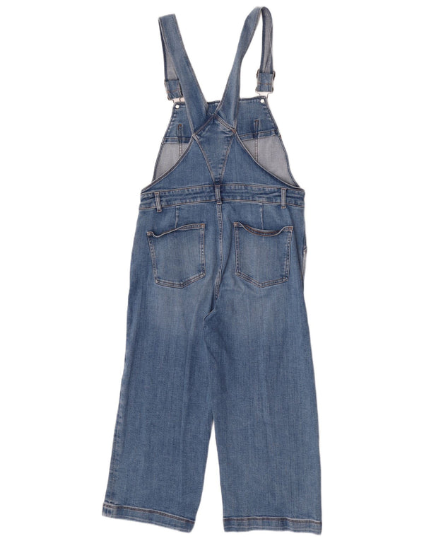 Fat Face Damen Clayton Latzhose Jeans UK 16 Large W34 L22 Blaue Baumwolle