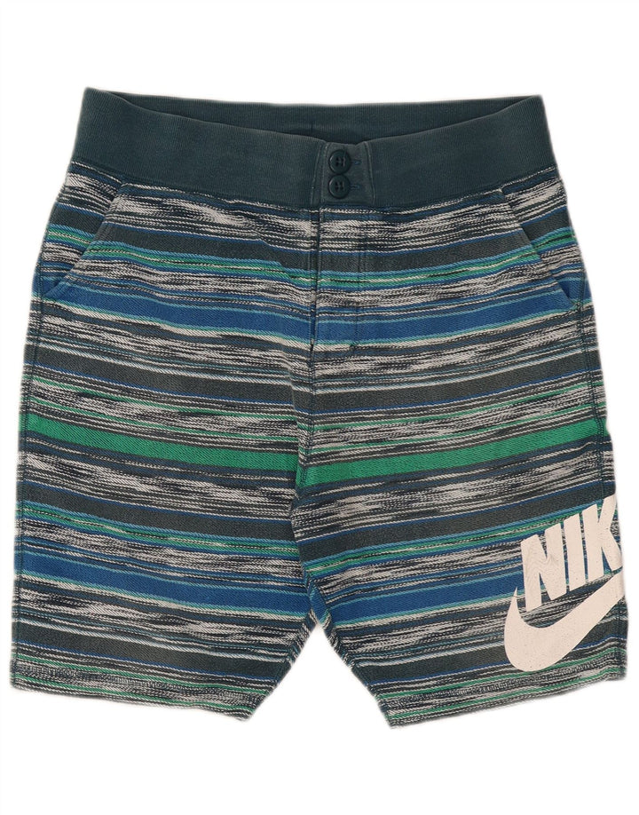 Nike Herren-Sportshorts, groß, mehrfarbig, gestreift, Baumwolle