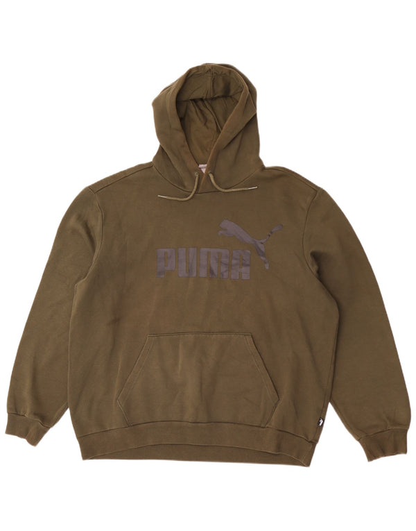 Puma Damen Graphic Hoodie Pullover UK 18 XL Khaki