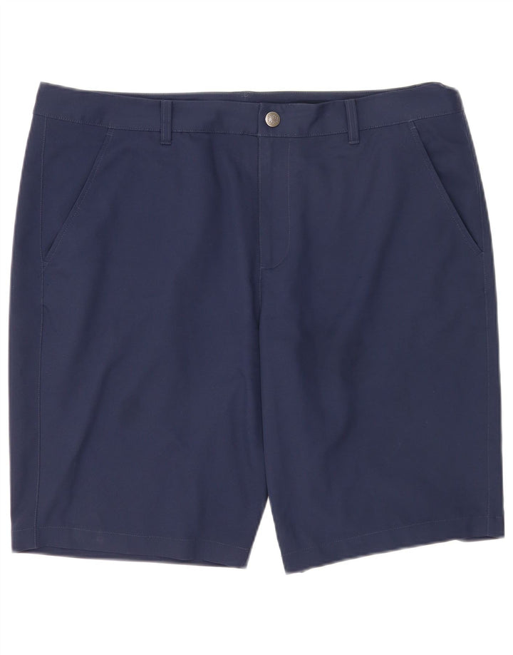 Puma Herren Chino Shorts W38 XL Marineblau Polyester