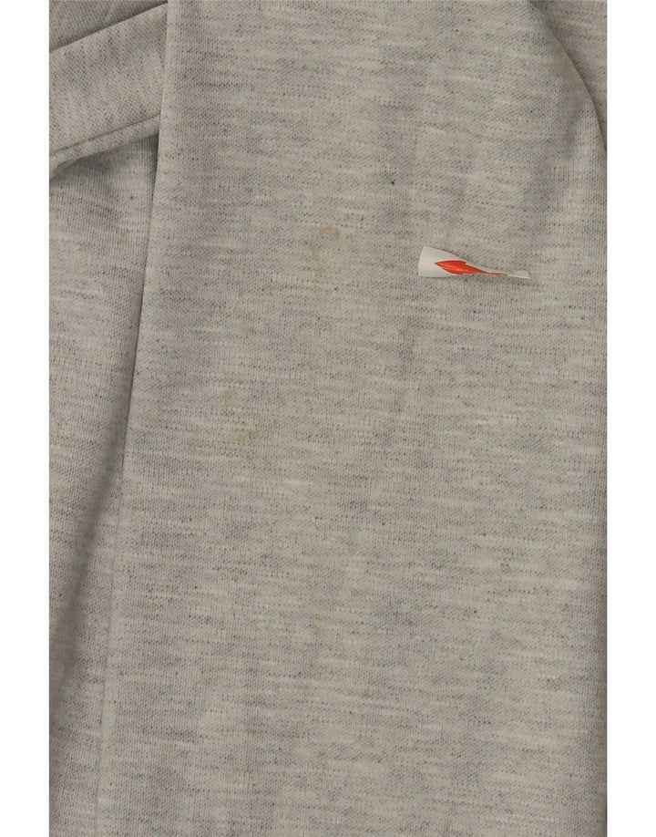 Zara Herren-Trainingsanzug-Oberteil, Jacke, klein, grau geflecktes Polyester