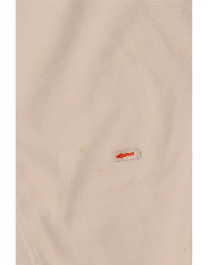 Ted Baker Damen-Sweatshirt in Übergröße, Größe 2, klein, weißes Polyester