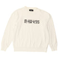 Diesel Herren-Sweatshirt mit Grafik, Größe S, weiße Baumwolle