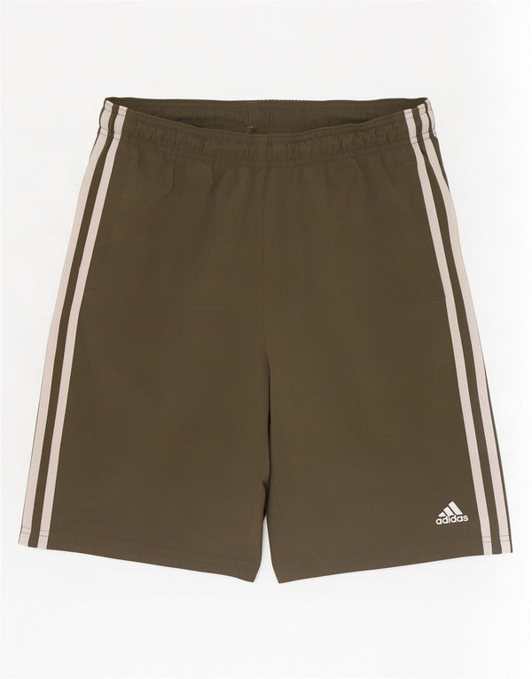 Adidas Sportshorts für Jungen, 13–14 Jahre, Khaki, Polyester