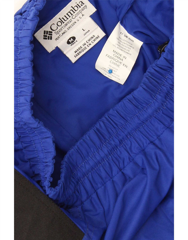 Columbia Herren-Skihose aus mittelblauem Colourblock-Nylon
