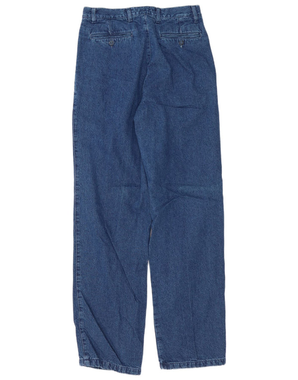 European Project Herren Pegged Straight Jeans IT 46 Small W30 L34 Blaue Baumwolle