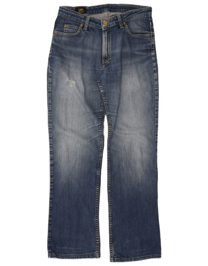 Lee Herren Cameron Bootcut Jeans W33 L33 Blaue Baumwolle