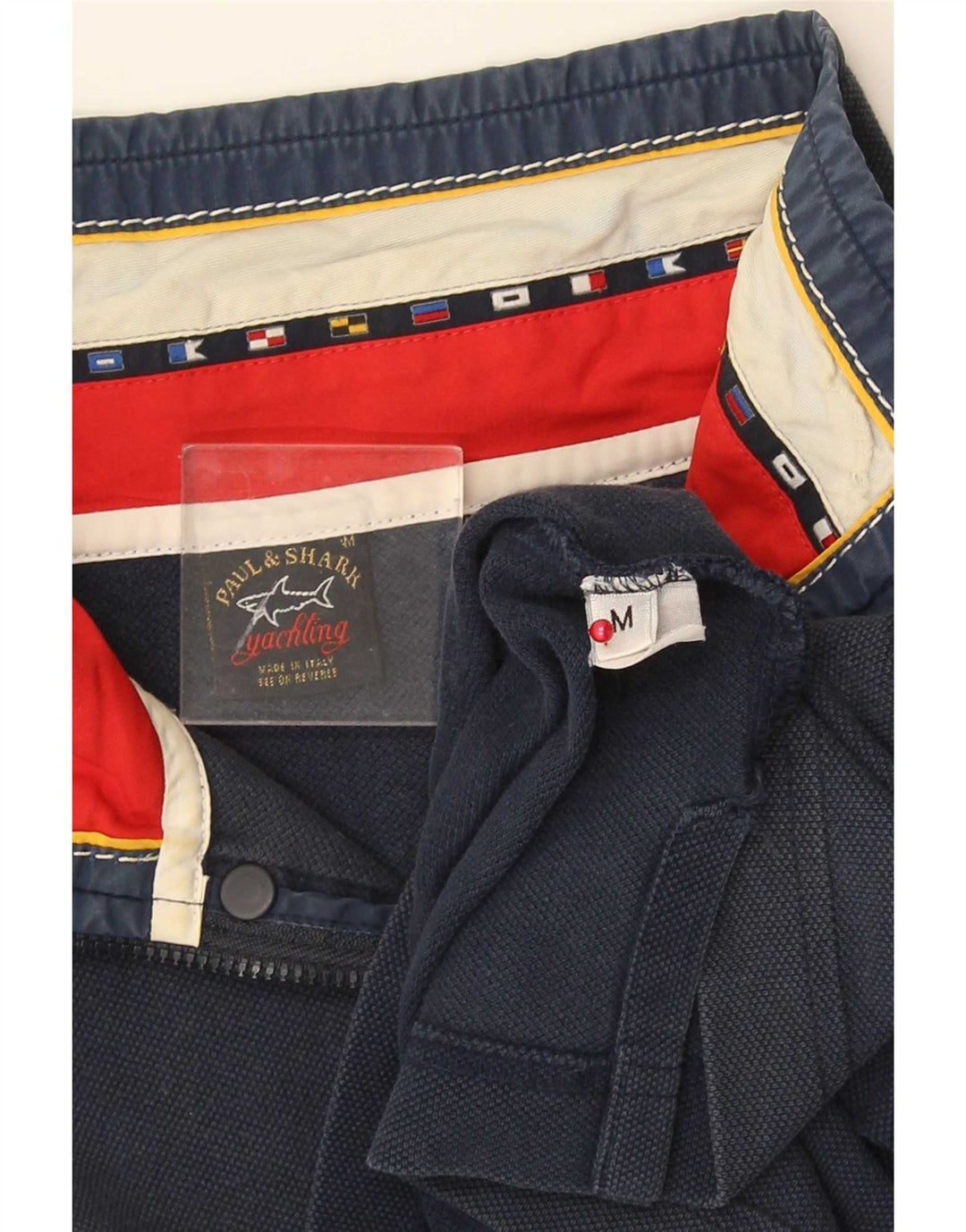 Paul & Shark Herren-Sweatshirt „Yachting“ mit Reißverschluss, mittelgroß, Marineblau
