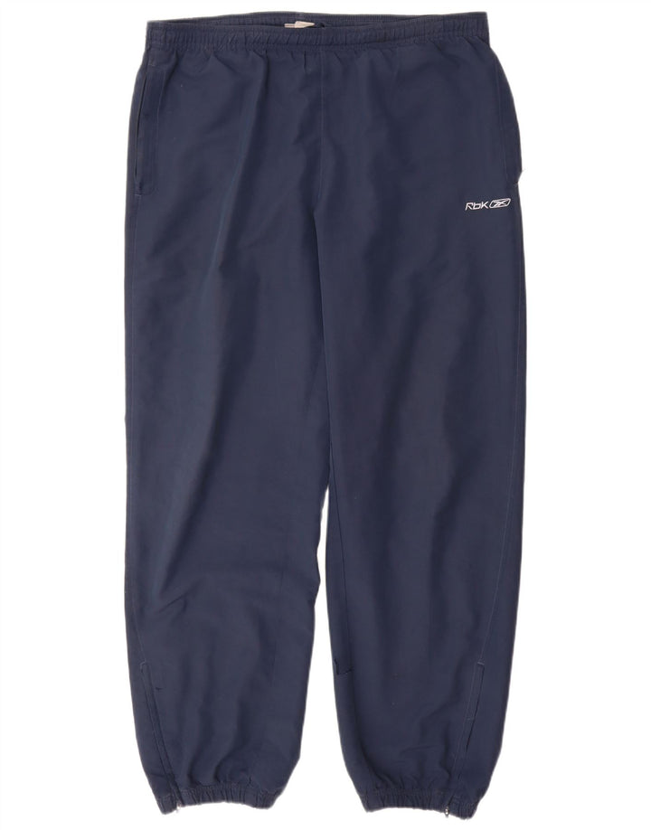 Reebok Herren-Trainingshose, Jogginghose, Größe L, Marineblau