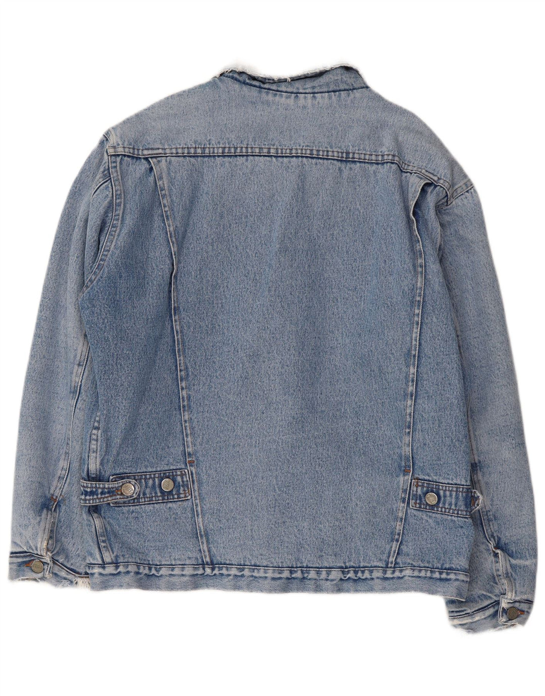 RIFLE Herren Denim Sherpa Jacke UK 38 Mittelblau