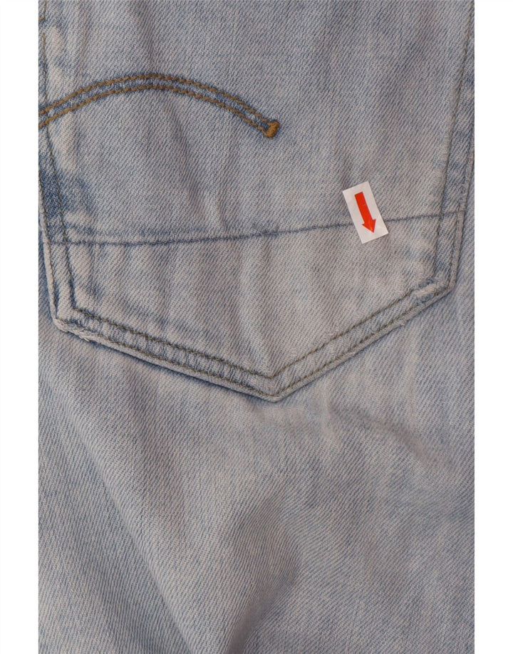 G-STAR Herren Distressed Slim Jeans W36 L32 Blaue Baumwolle