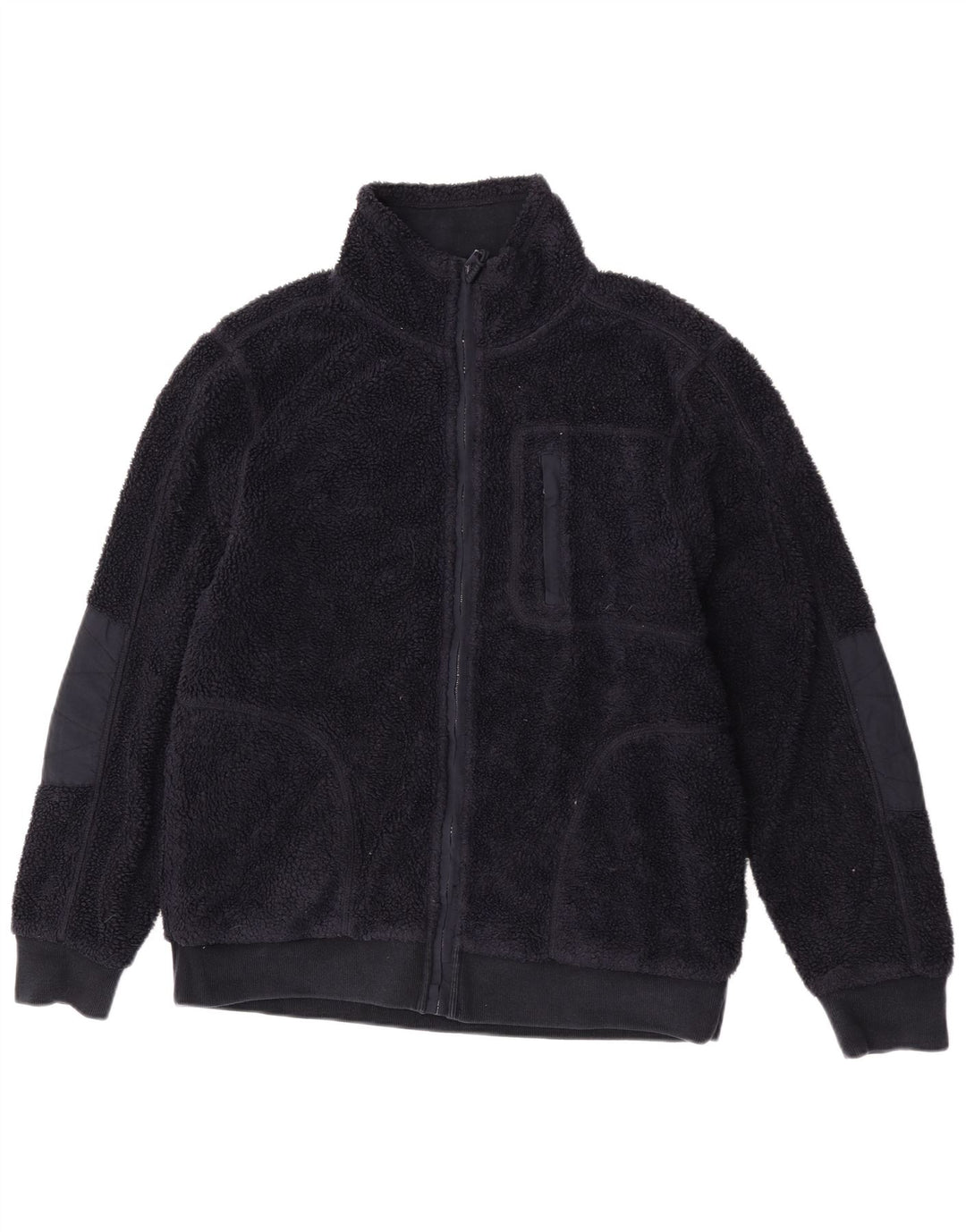 Fat Face Herren Fleecejacke UK 38 Medium Marineblau Polyester