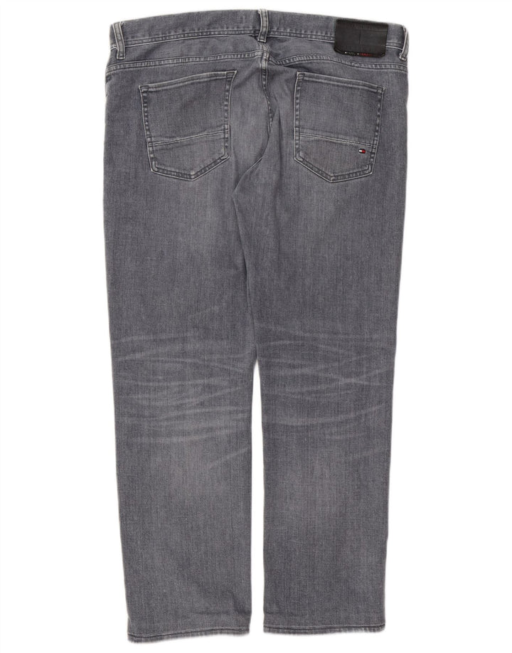 Tommy Hilfiger Herren Denton Straight Jeans W36 L28 Grau
