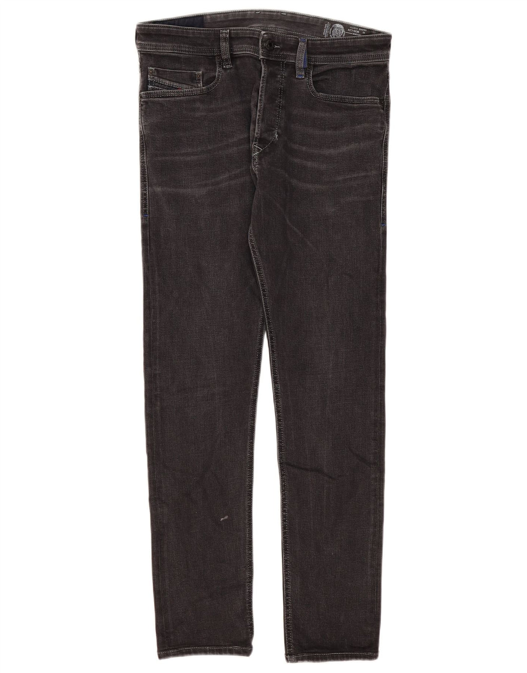 DIESEL Herren Tepphar Carrot Slim Jeans W30 L31 Schwarz