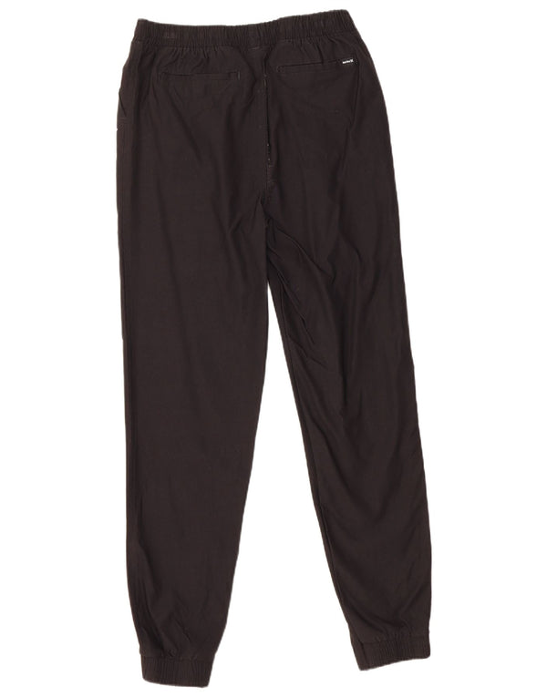 Hurley Jogger-Chinohose für Jungen, 14–15 Jahre, W30, L28, schwarzes Nylon