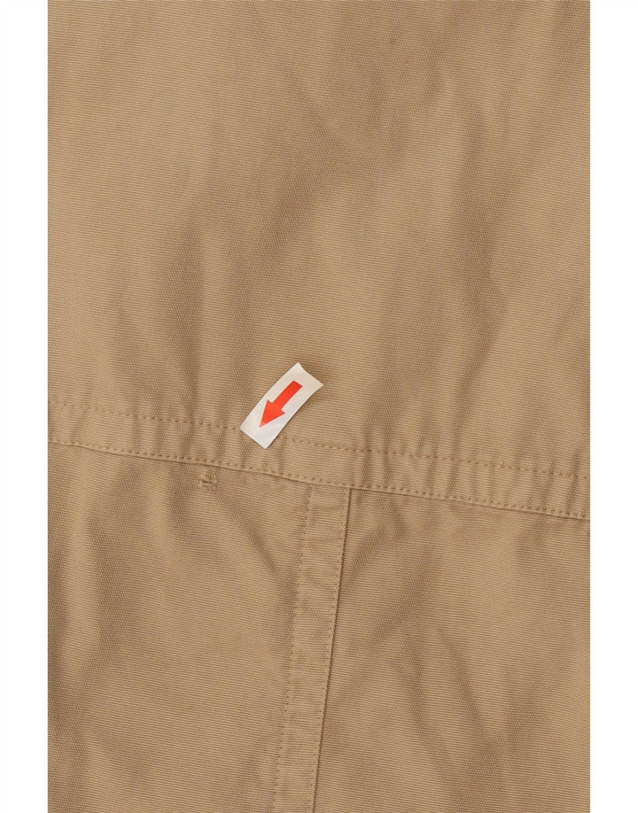 Zara Herren Bomberjacke UK 42 XL Beige Baumwolle