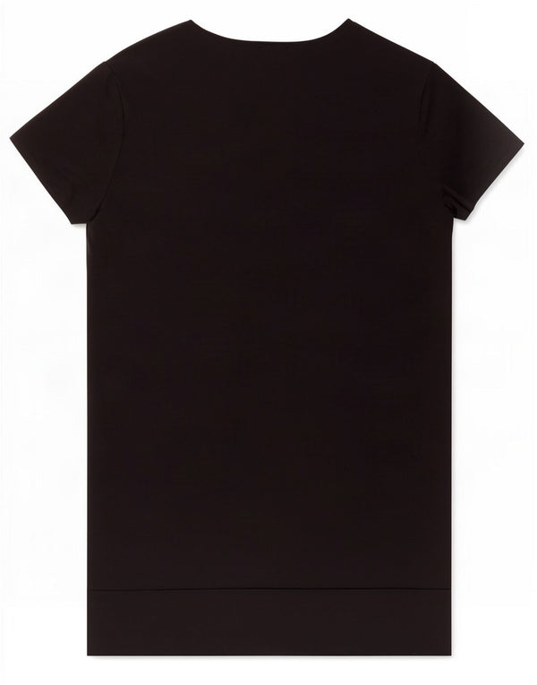 Zara Damen Trafaluc T-Shirt Top UK 16 Large Schwarz Baumwolle