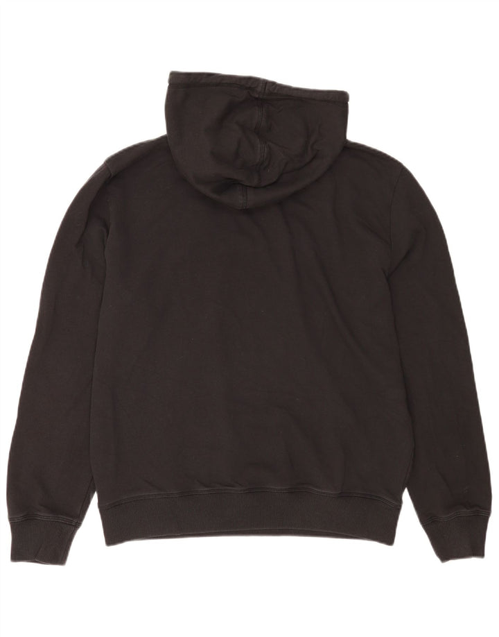 Marks & Spencer Herren-Kapuzenpullover aus mittelschwarzer Baumwolle