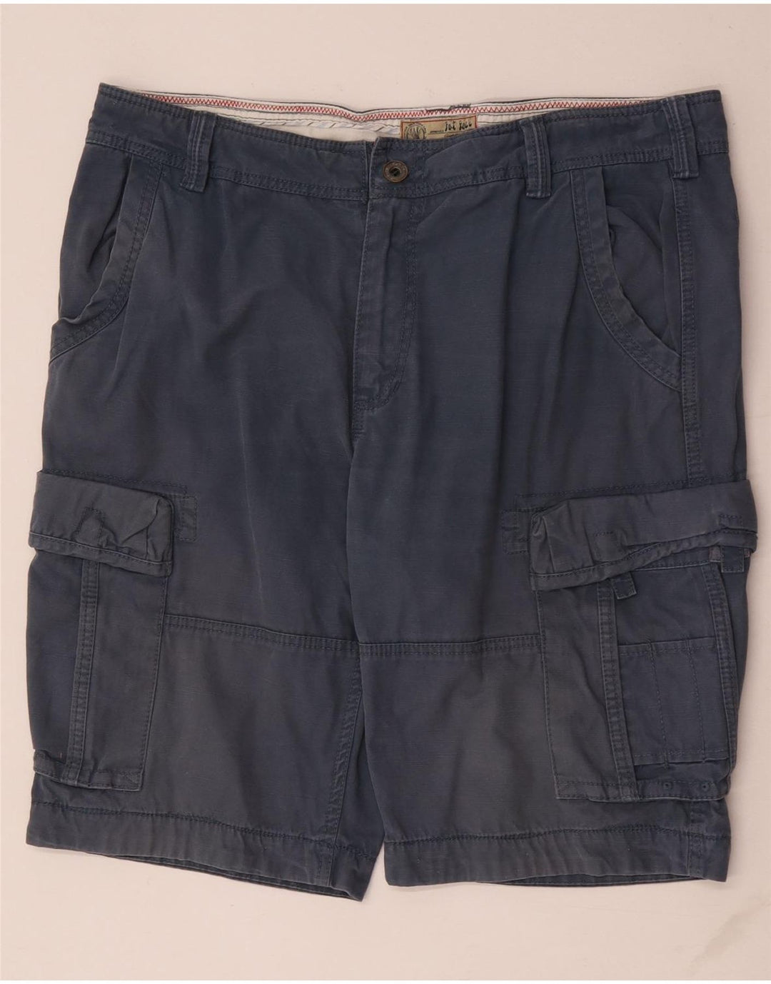 Fat Face Herren Cargoshorts W38 XL Marineblau Baumwolle