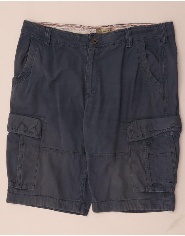 Fat Face Herren Cargoshorts W38 XL Marineblau Baumwolle