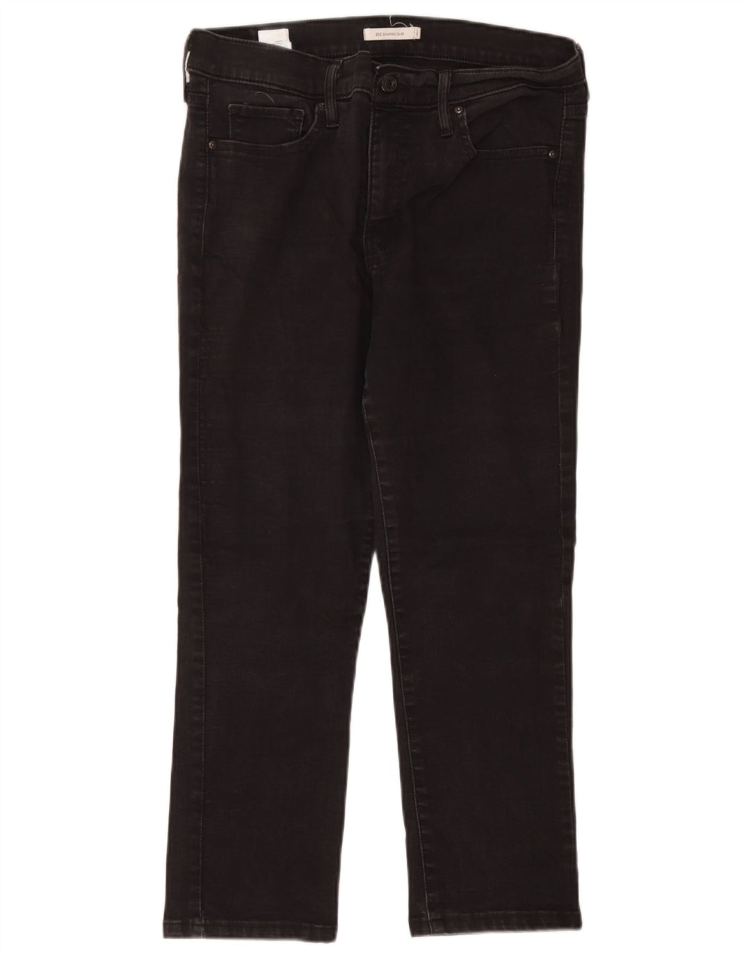 Levi's Damen 312 Crop Shaping Slim Jeans W32 L24 Graue Baumwolle