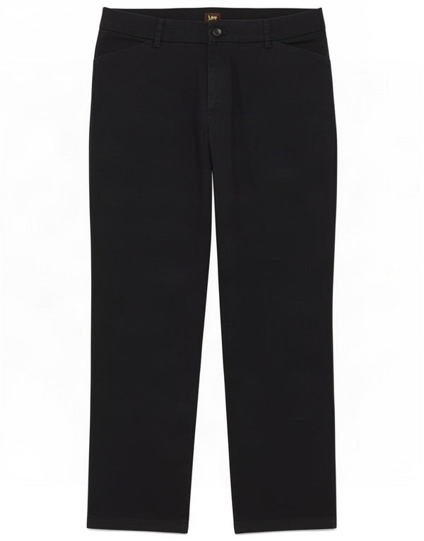 Lee Damen-Freizeithose mit hoher Taille US 12 Large W32 L29 Marineblau
