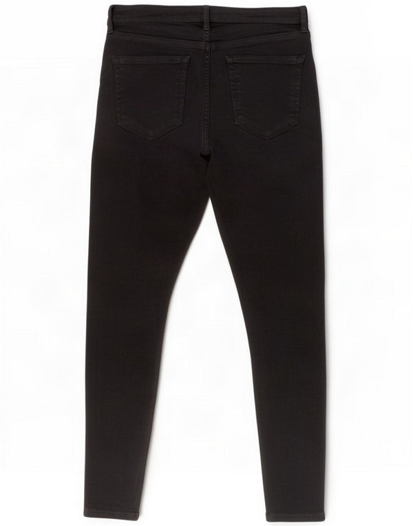 Topshop Womens Jamie Skinny Jeans W32 L26 Black Cotton