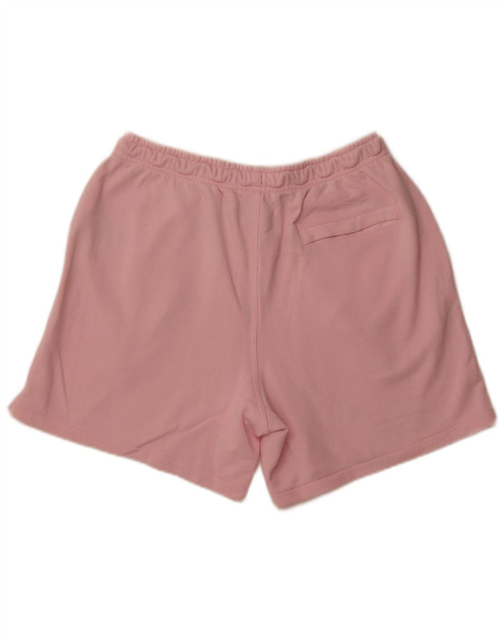 NIKE Damen Sportshorts UK 14 Mittelrosa Baumwolle