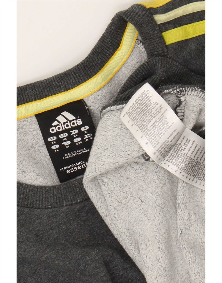 Adidas Herren Sweatshirt Pullover XL Grau Baumwolle