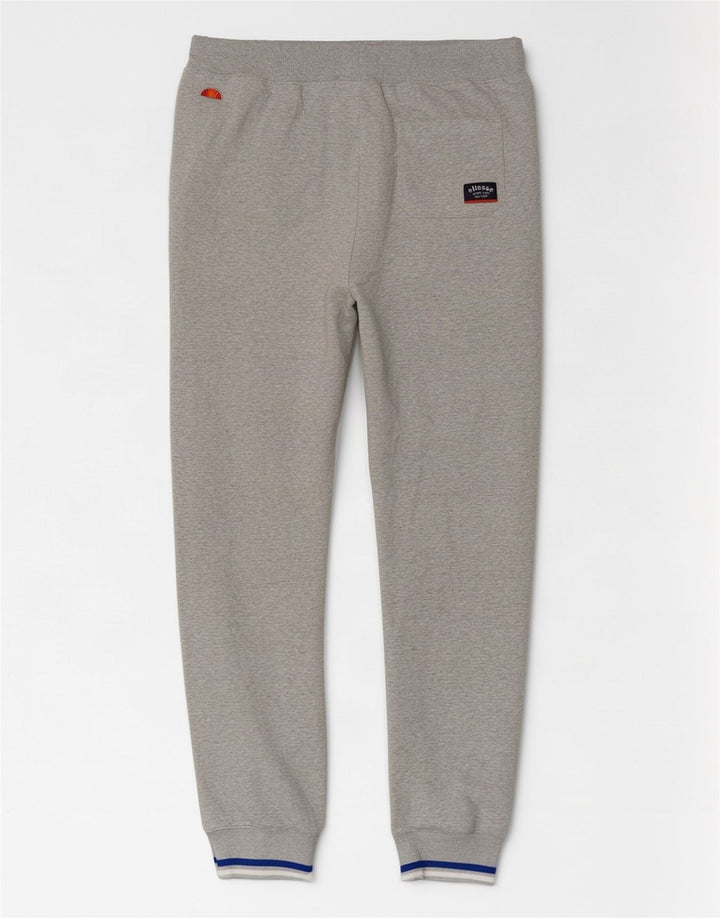 Ellesse Herren-Trainingshose, Jogginghose, große graue Baumwolle