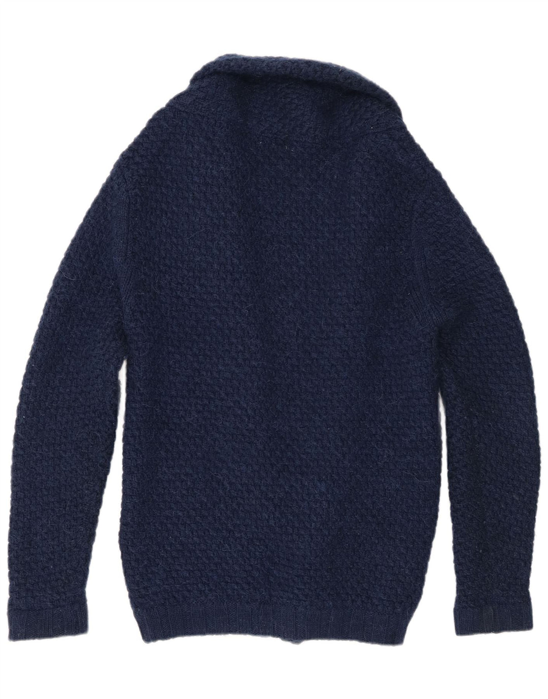 Zara Herren-Cardigan-Pullover Mittelblau