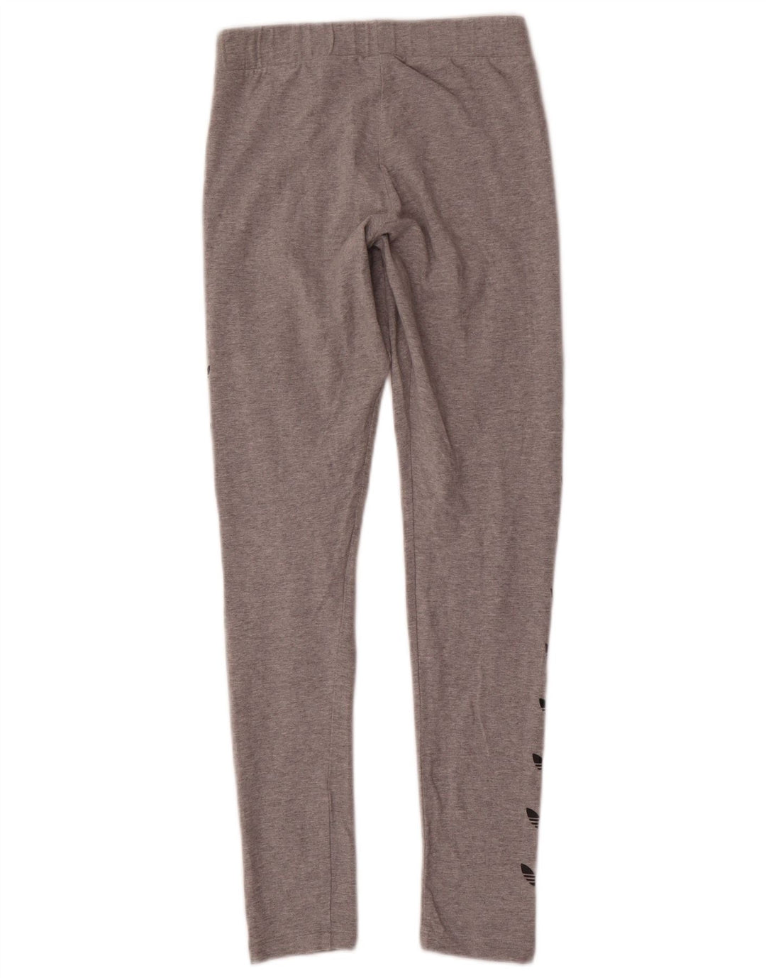 Adidas Damen Graphic Leggings UK 8 Small Graue Baumwolle