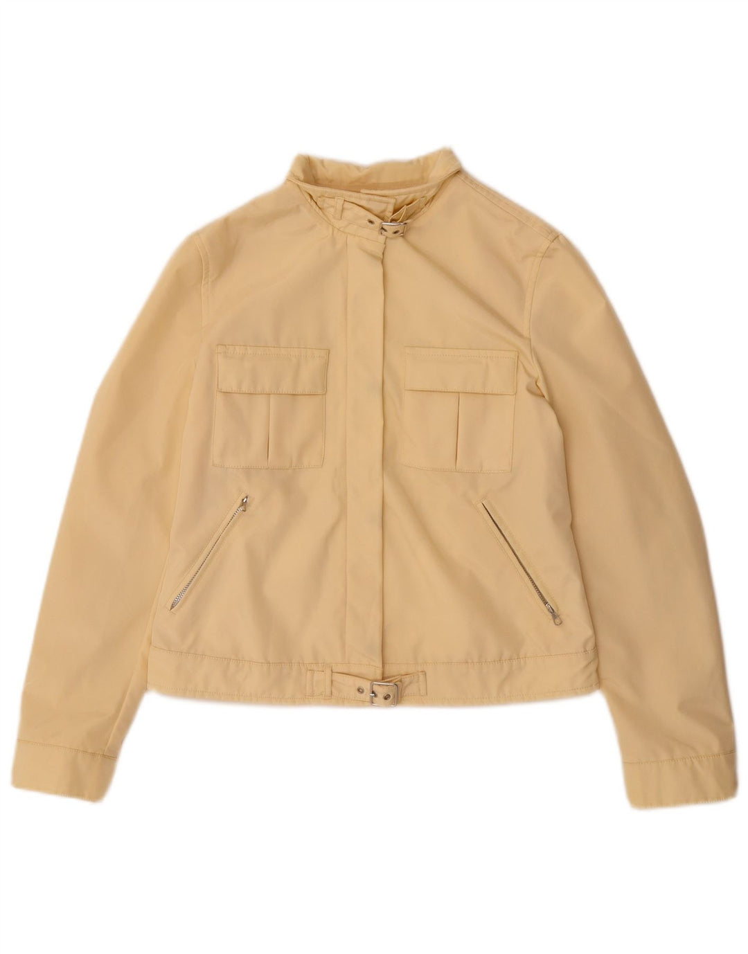 Max & Co. Damen Utility-Jacke UK 10 Small Beige Polyamid