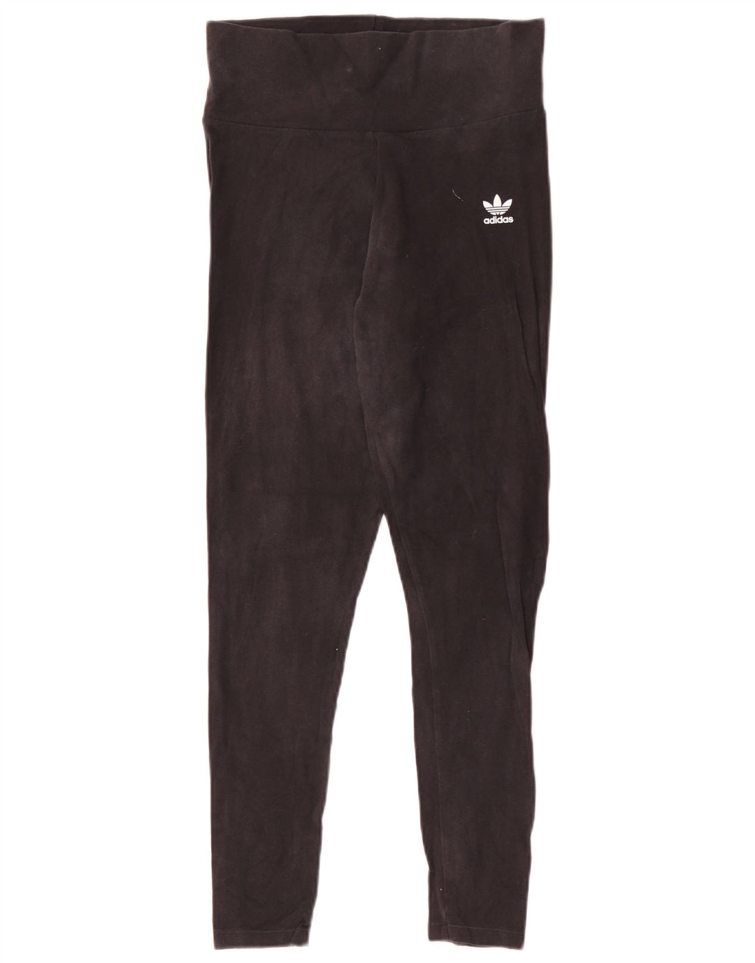 ADIDAS Damen Leggings UK 12 Medium Schwarz