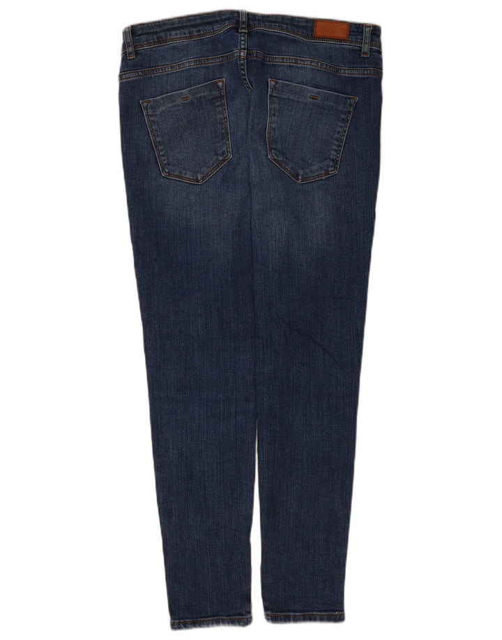 Zara Damen Slim Jeans EU 42 Large W32 L28 Blau