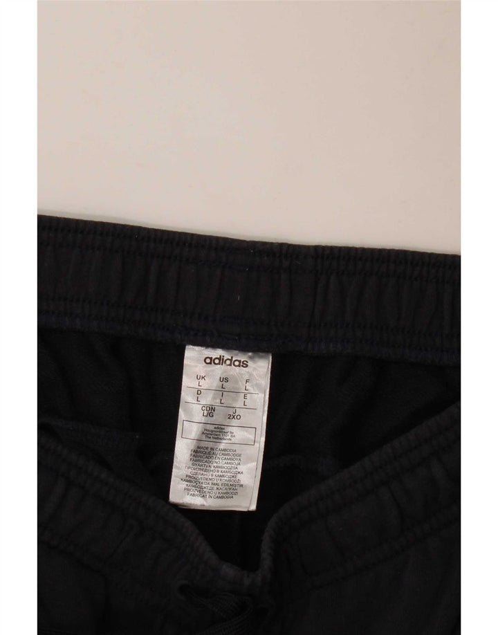 Adidas Herren-Sportshorts, groß, marineblau, Baumwolle