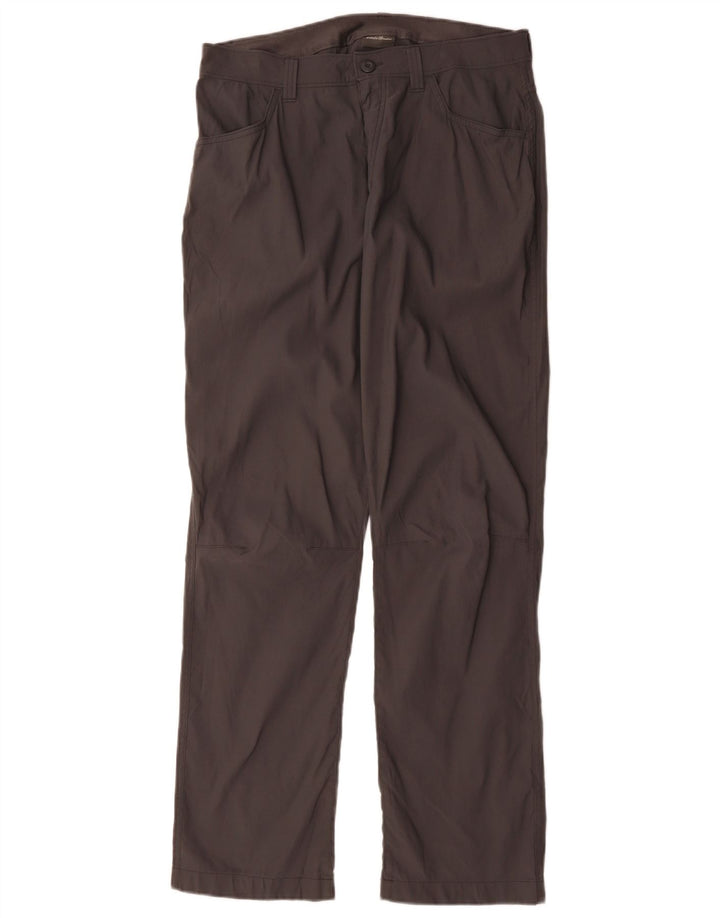 EDDIE BAUER Herren gerade Cargohose W32 L32 Grau