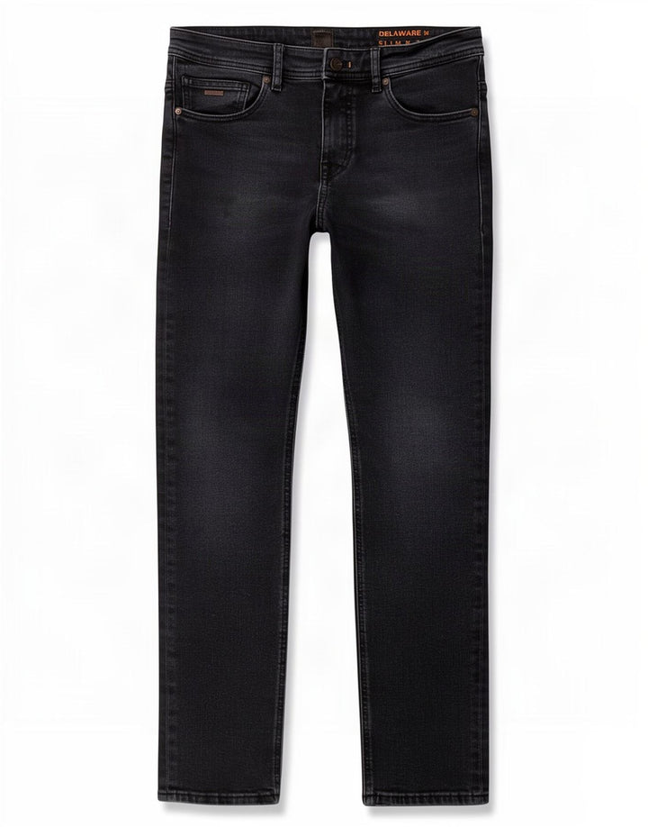 Hugo Boss Herren Delaware Slim Jeans W30 L30 Schwarz