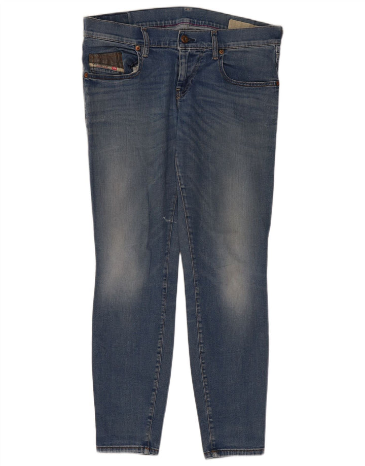 DIESEL Damen Skinny Jeans W30 L28 Blaue Baumwolle