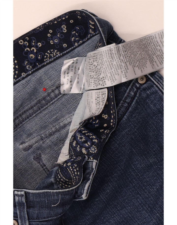 Levi's Damen Straight Jeans US 6 Medium W28 L25 Blaue Baumwolle