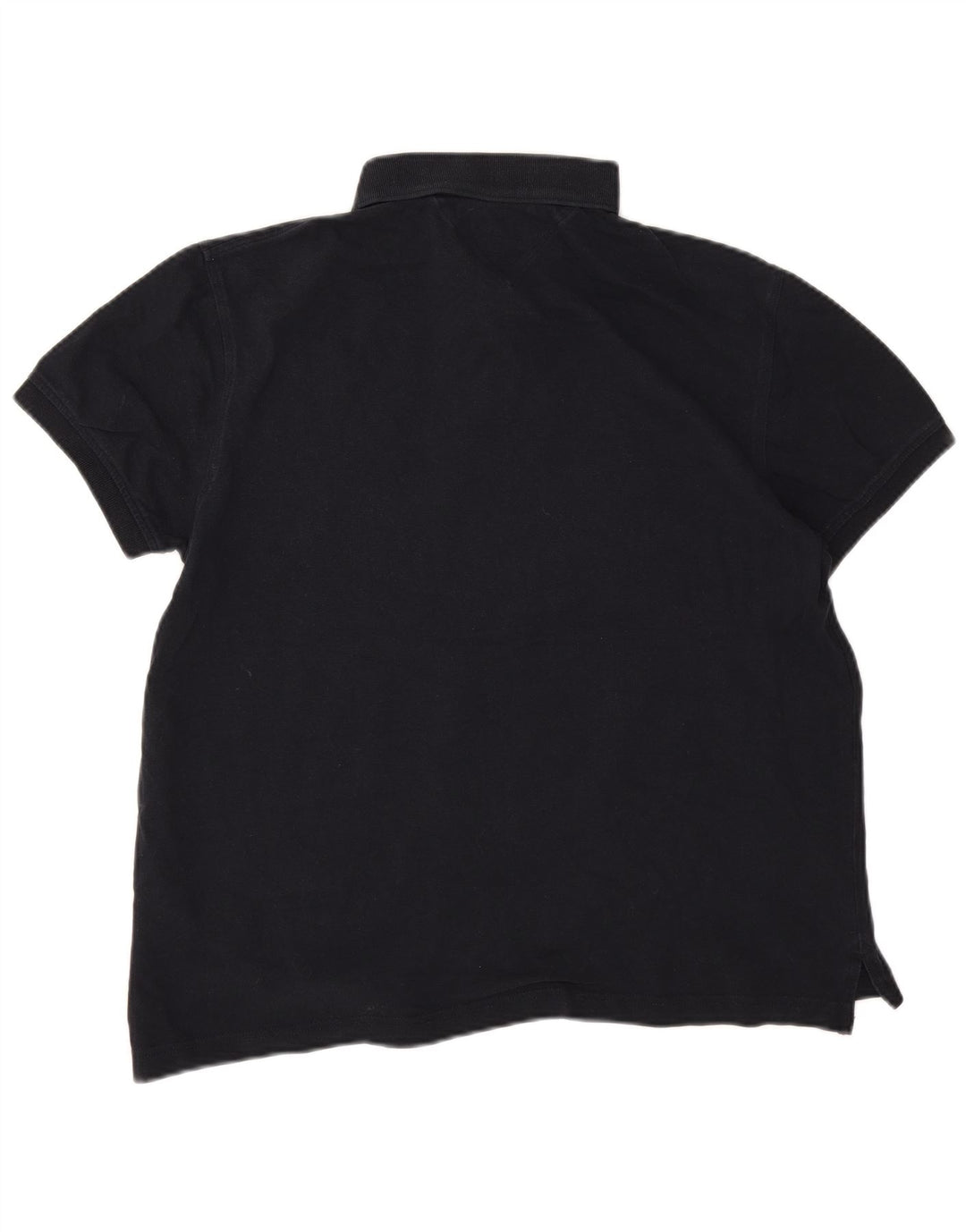 Tommy Hilfiger Herren-Poloshirt mit normaler Passform, mittelmarineblaue Baumwolle