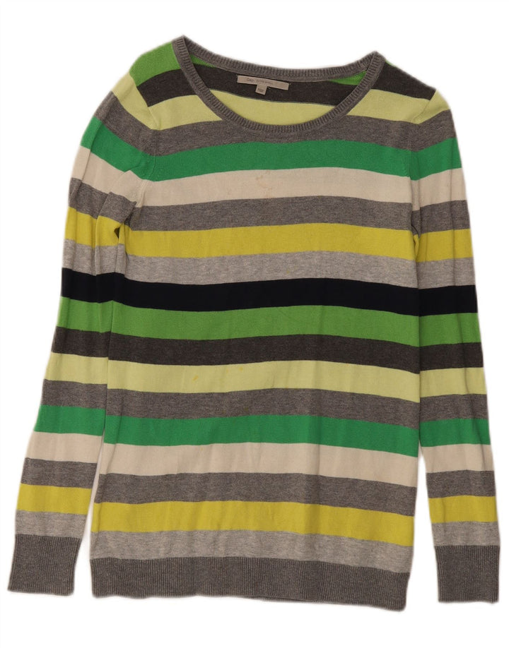 Gap Herren-Pullover mit Rundhalsausschnitt, XS, mehrfarbig gestreift