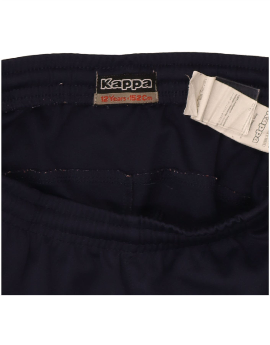 Kappa Jungen-Trainingshose mit Grafik, 11–12 Jahre, marineblaues Polyester
