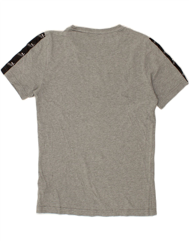 PUMA Mens Graphic T-Shirt Top Small Grey Cotton Vintage Puma and Second-Hand Puma from Messina Hembry 