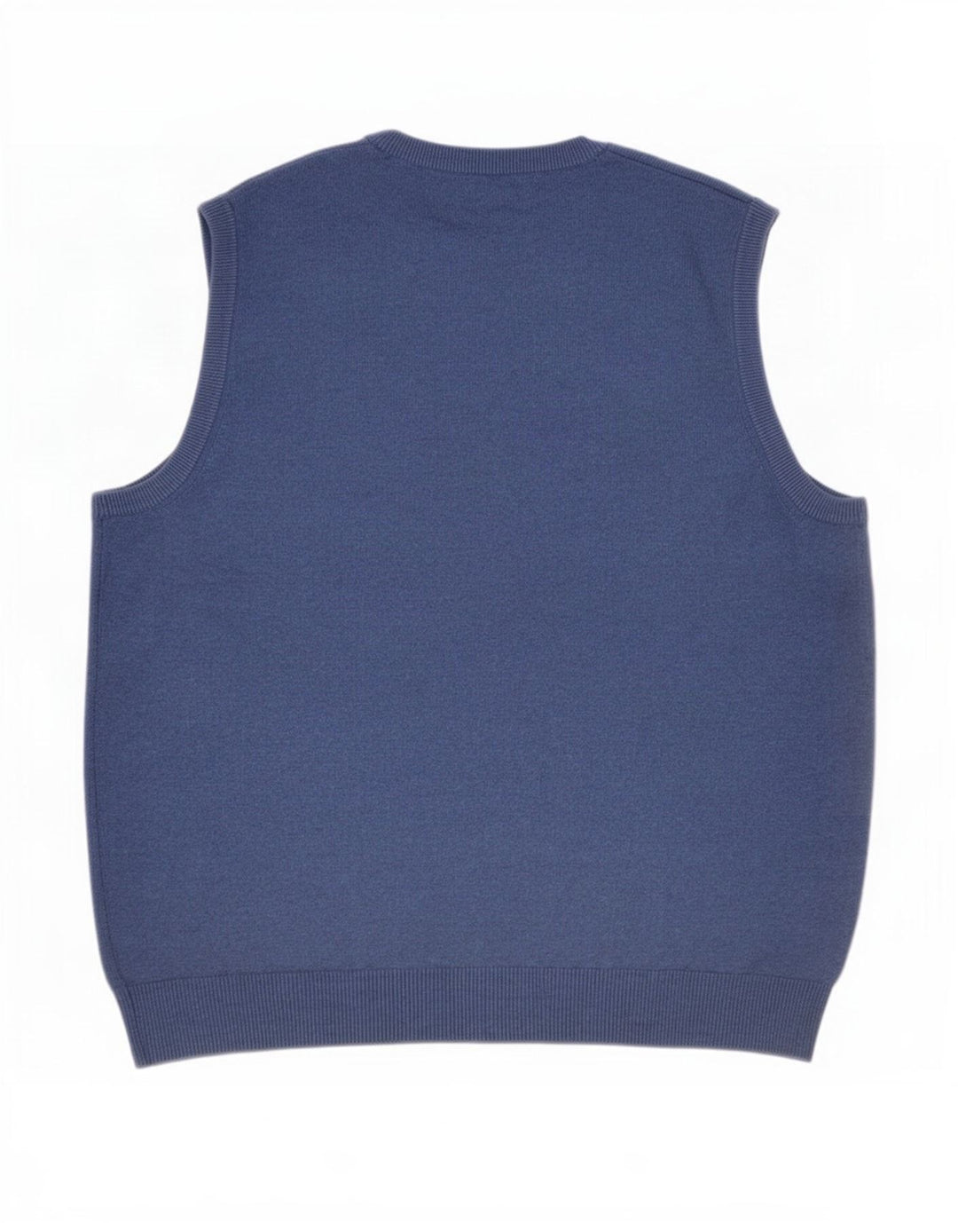 Marks & Spencer Herren-Weste, Tanktop, groß, aus blauer Baumwolle
