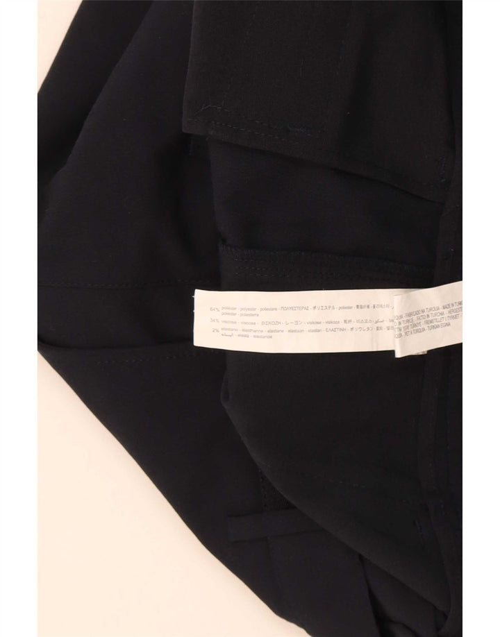 Gerade Anzughose für Damen von Zara, Größe M, W30, L30, Marineblau, Polyester